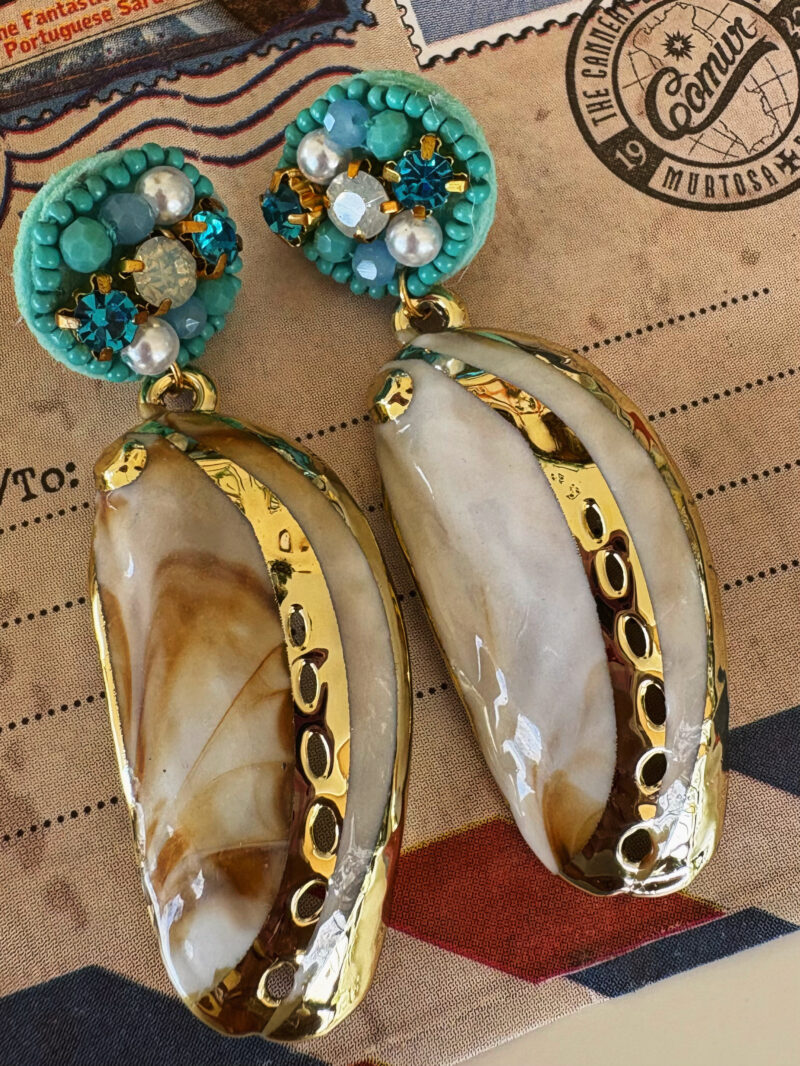Sea shell earrings