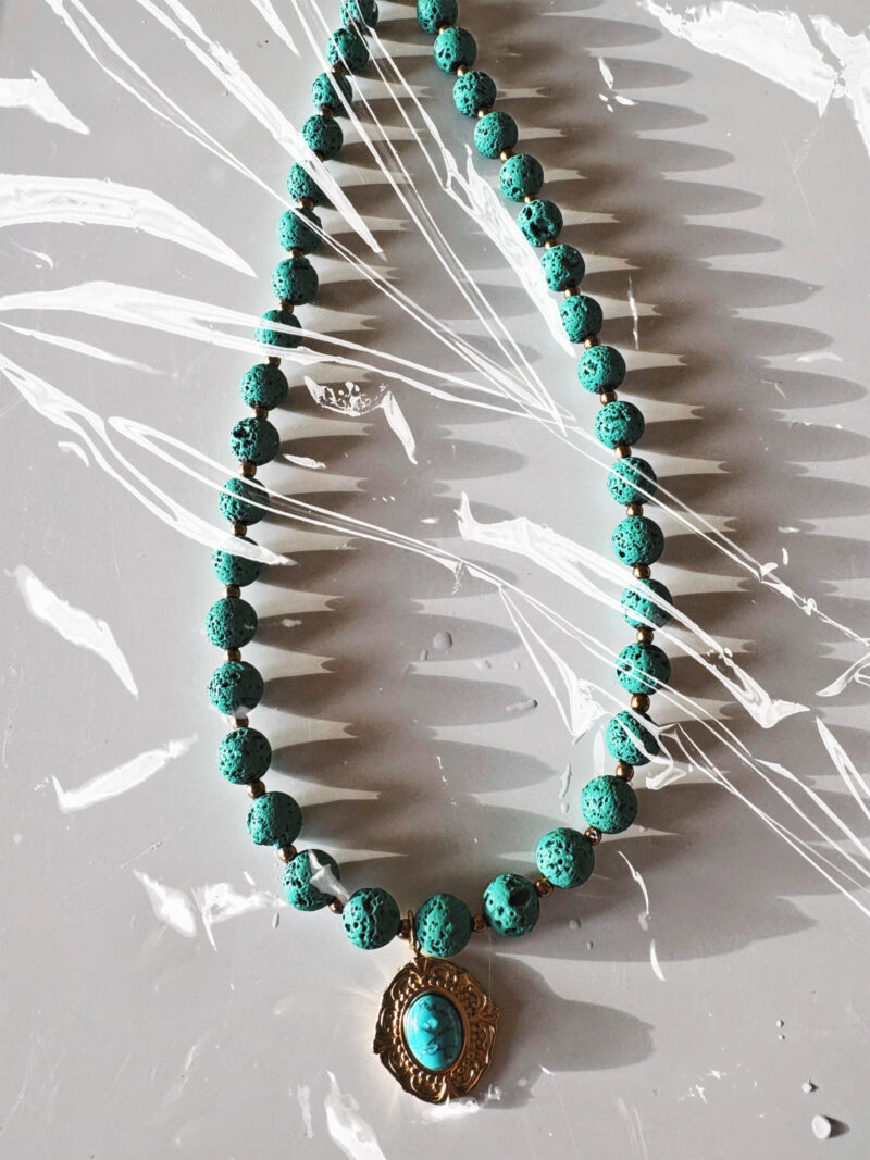 Turquoise pendant necklace