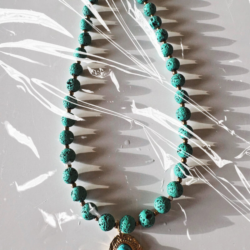 Turquoise pendant necklace
