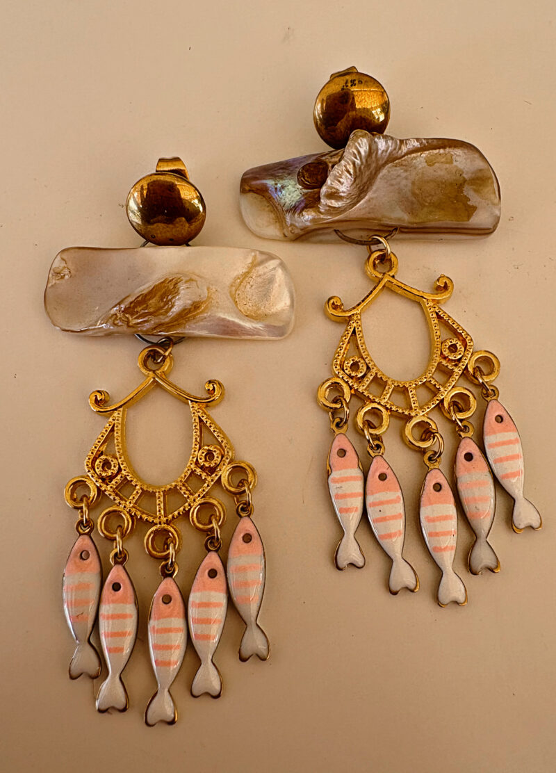 “Sardine” earrings