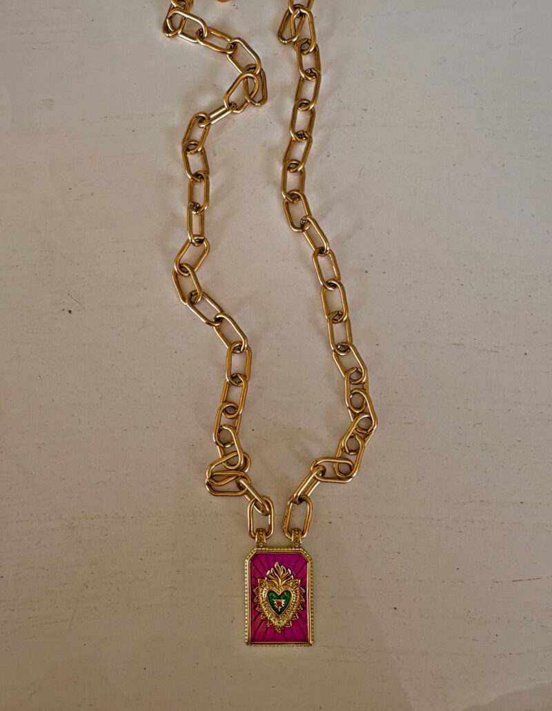 “Heart wants what it wants” necklace
