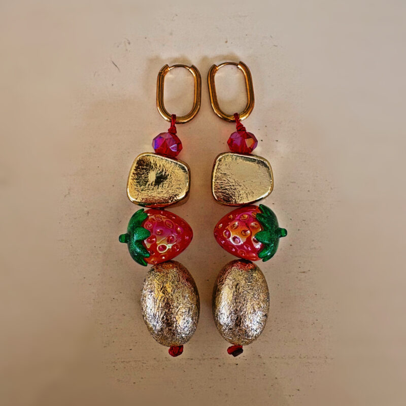 Strawberry earrings
