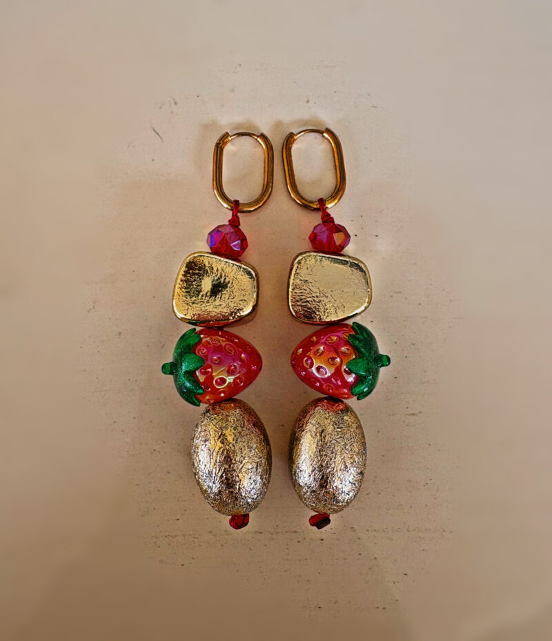 Strawberry earrings