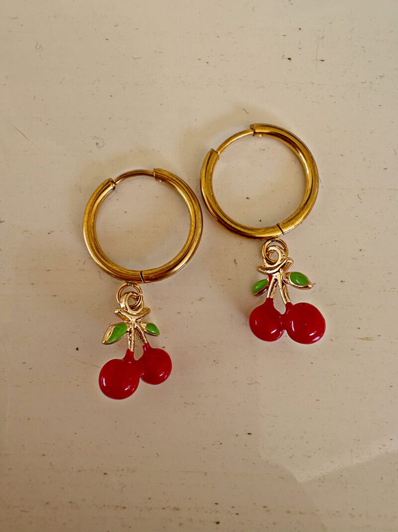 “Cherry cherry lady” hoops