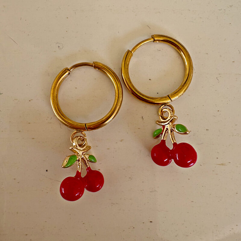 “Cherry cherry lady” hoops