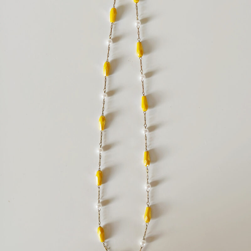 “Banana split” necklace