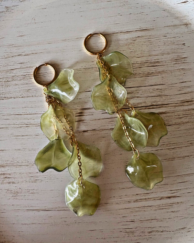 “Olive oil” earrings