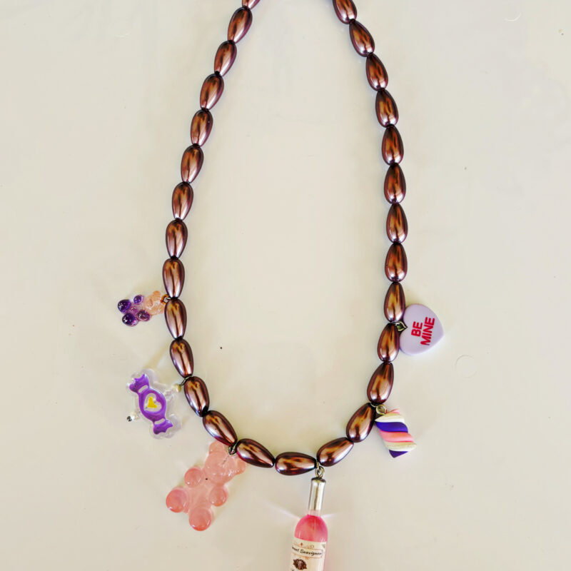 Purple lovers necklace