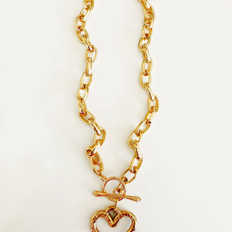 L.O.V.E gold necklace