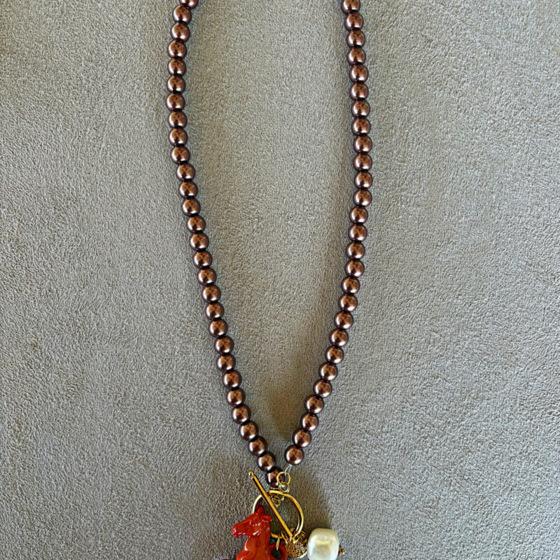 “Horse riding” necklace