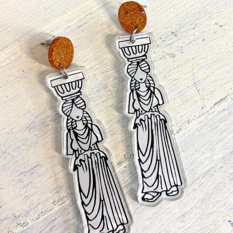 Kariatides earrings