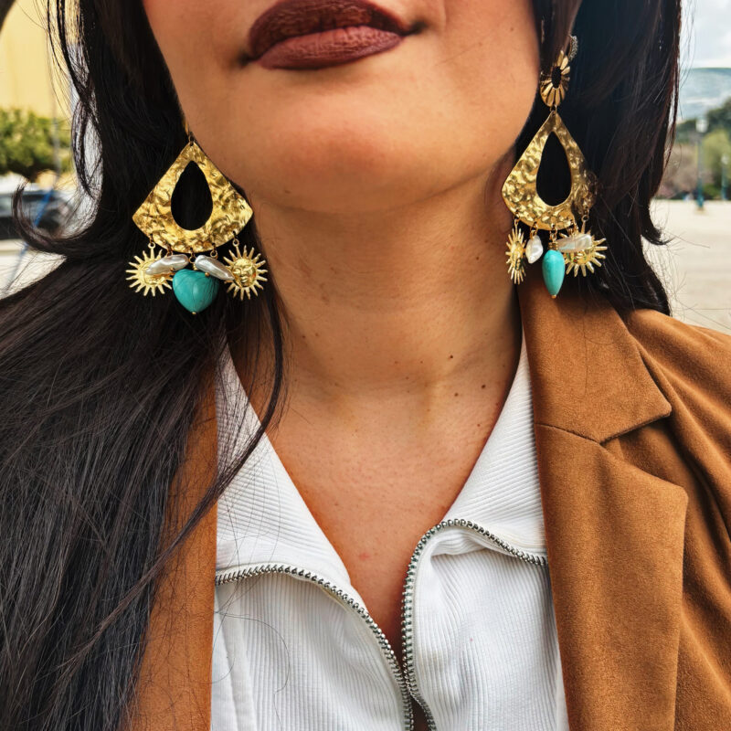 Sunny chandelier earrings