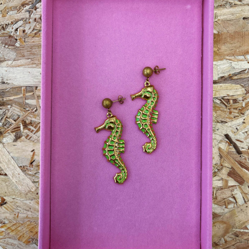 Seahorse earrings