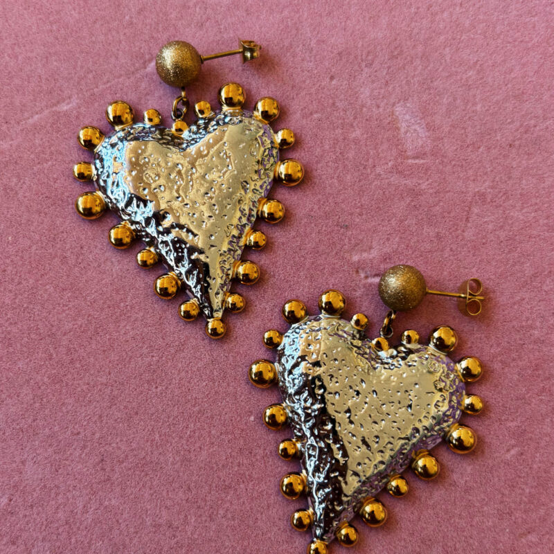 “Cosmic love” earrings